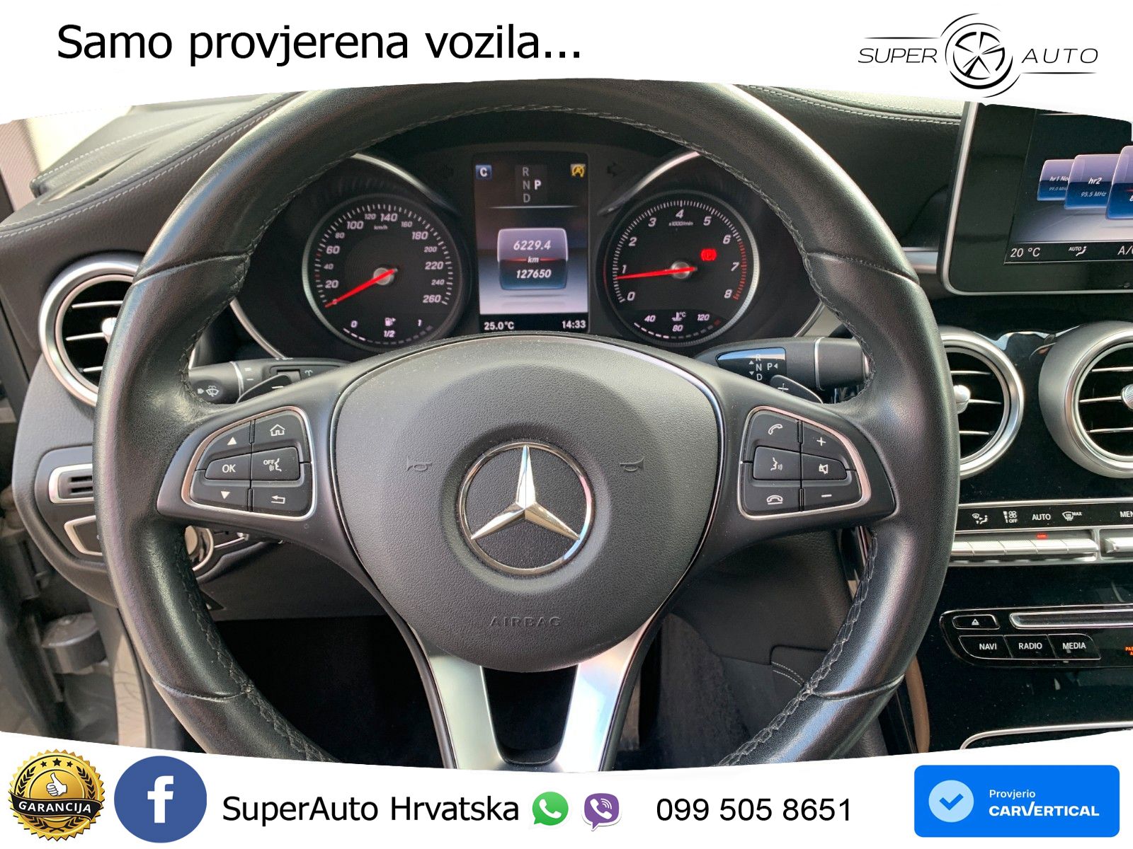 Mercedes-Benz GLC 4Matic NAVI+PARKASIST + GR. SJEDALA