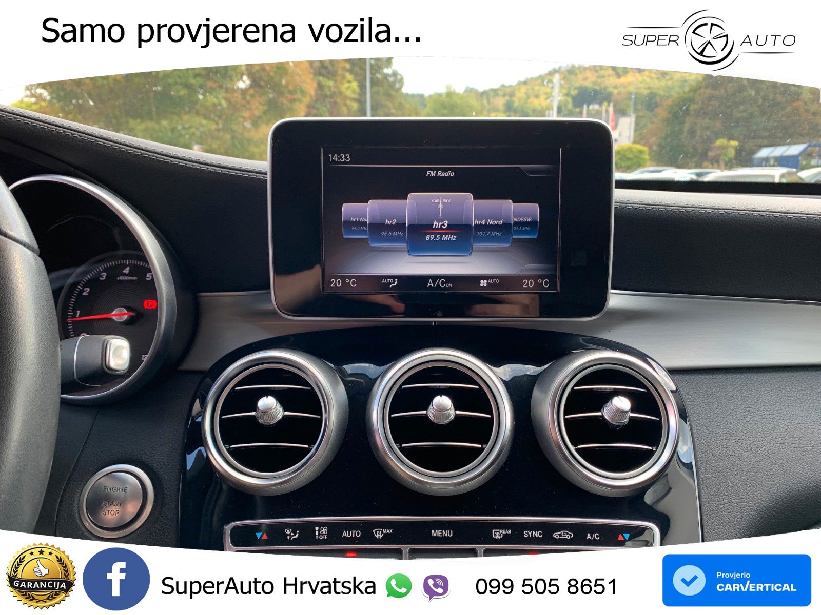 Mercedes-Benz GLC 4Matic NAVI+PARKASIST + GR. SJEDALA