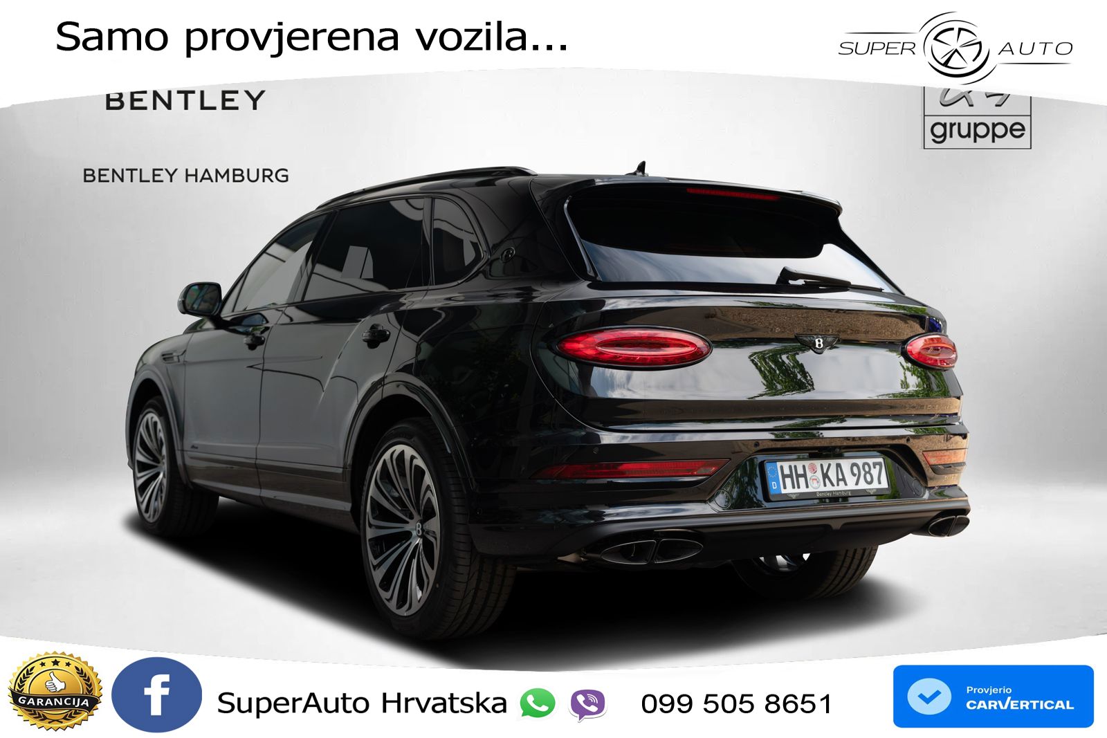 Bentley Bentayga EWB 4.0 V8 (550 KS) 4WD Automatic LED+GR SJED+ACC