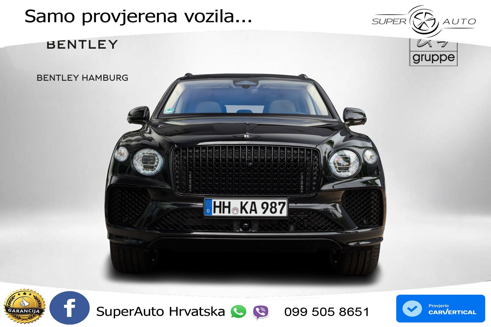 Bentley Bentayga EWB 4.0 V8 (550 KS) 4WD Automatic LED+GR SJED+ACC