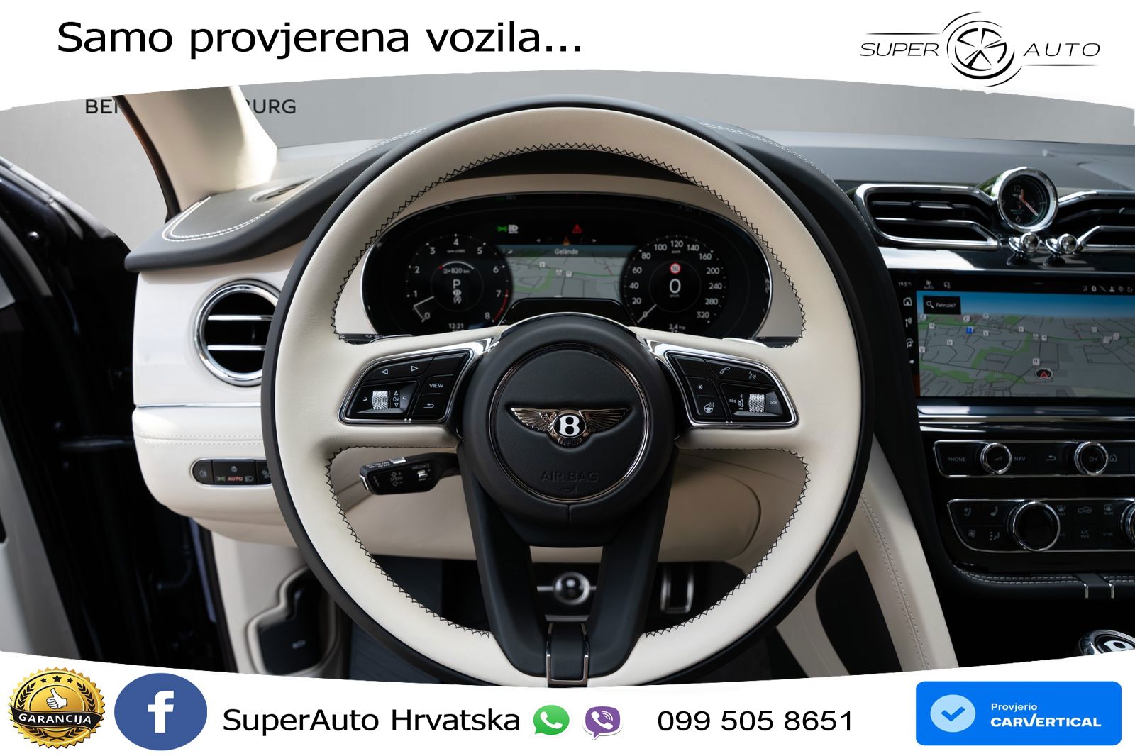 Bentley Bentayga EWB 4.0 V8 (550 KS) 4WD Automatic LED+GR SJED+ACC