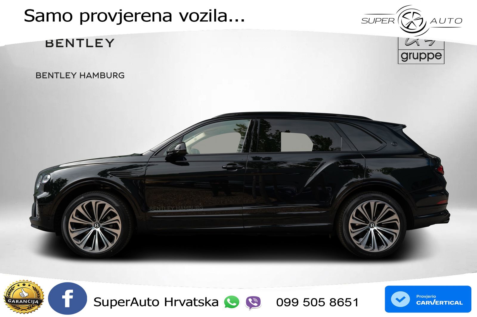 Bentley Bentayga EWB 4.0 V8 (550 KS) 4WD Automatic LED+GR SJED+ACC
