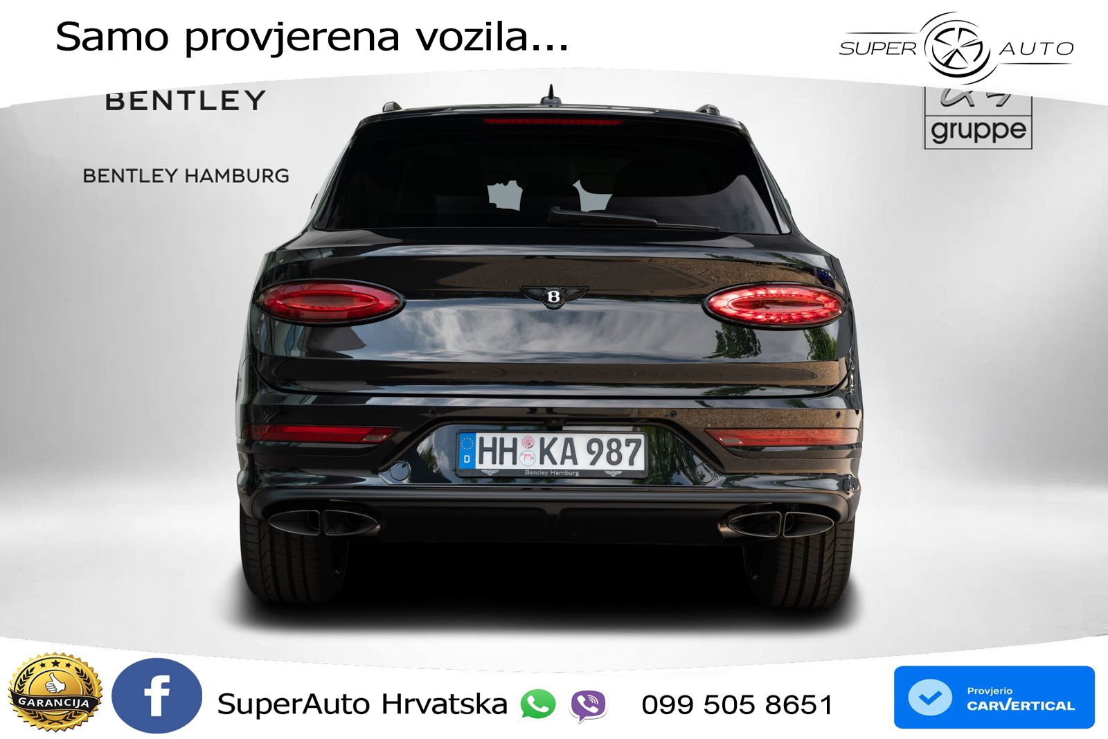 Bentley Bentayga EWB 4.0 V8 (550 KS) 4WD Automatic LED+GR SJED+ACC