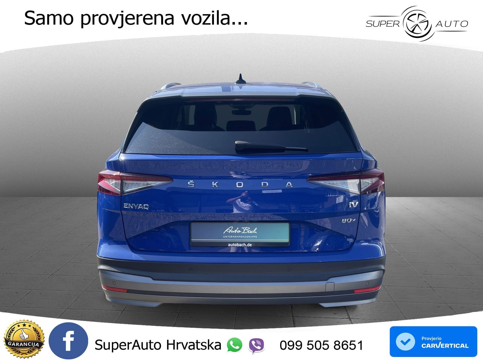 Škoda Enyaq iV 80x 82 kWh (265 KS) AWD LED+GR SJED+ACC