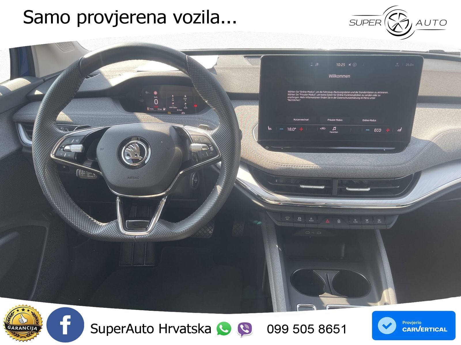 Škoda Enyaq iV 80x 82 kWh (265 KS) AWD LED+GR SJED+ACC
