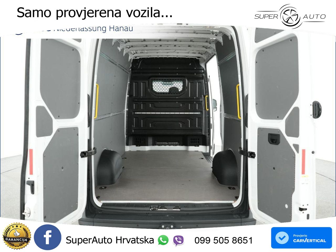 Volkswagen Crafter Kasten mittlerer Radstand AHK Kamera ZV 140 KS
