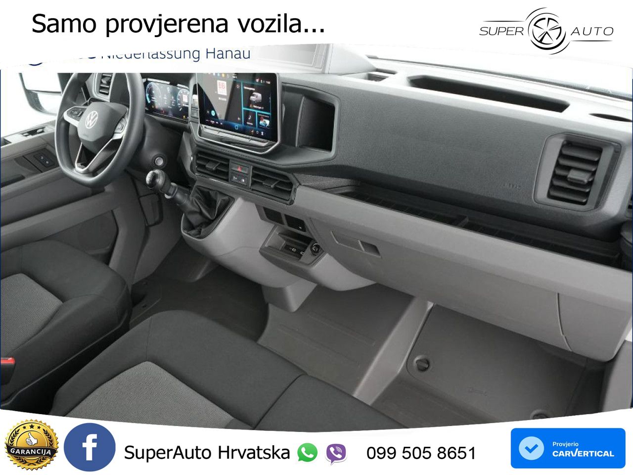 Volkswagen Crafter Kasten mittlerer Radstand AHK Kamera ZV 140 KS