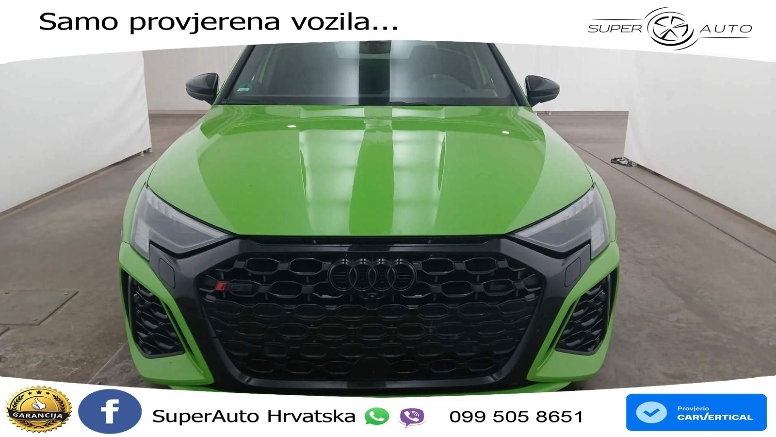 Audi RS3 Sedan 2.5 TFSI (400 KS) quattro S tronic LED+GR SJED+ACC