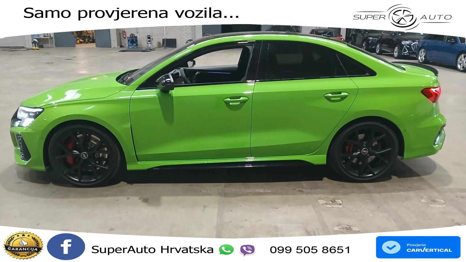 Audi RS3 Sedan 2.5 TFSI (400 KS) quattro S tronic LED+GR SJED+ACC