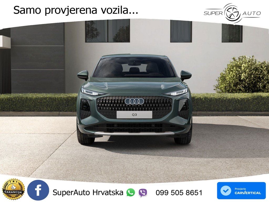 Audi Q3 Sportback 1.5 TFSI (150 KS) S tronic S line LED+GR SJED+ACC