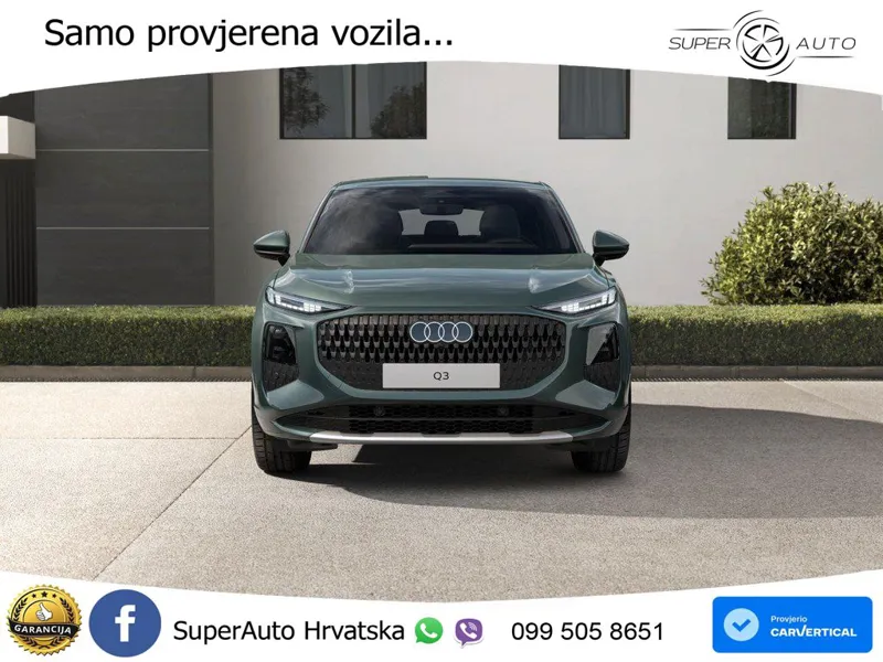 Audi Q3 Sportback 1.5 TFSI (150 KS) S tronic S line LED+GR SJED+ACC
