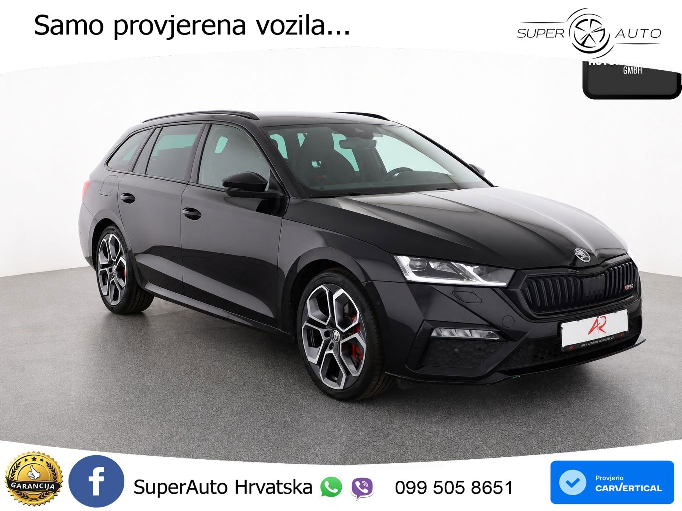 Škoda Octavia Combi RS 2.0 TSI (245 KS) DSG LED+GR SJED+ACC