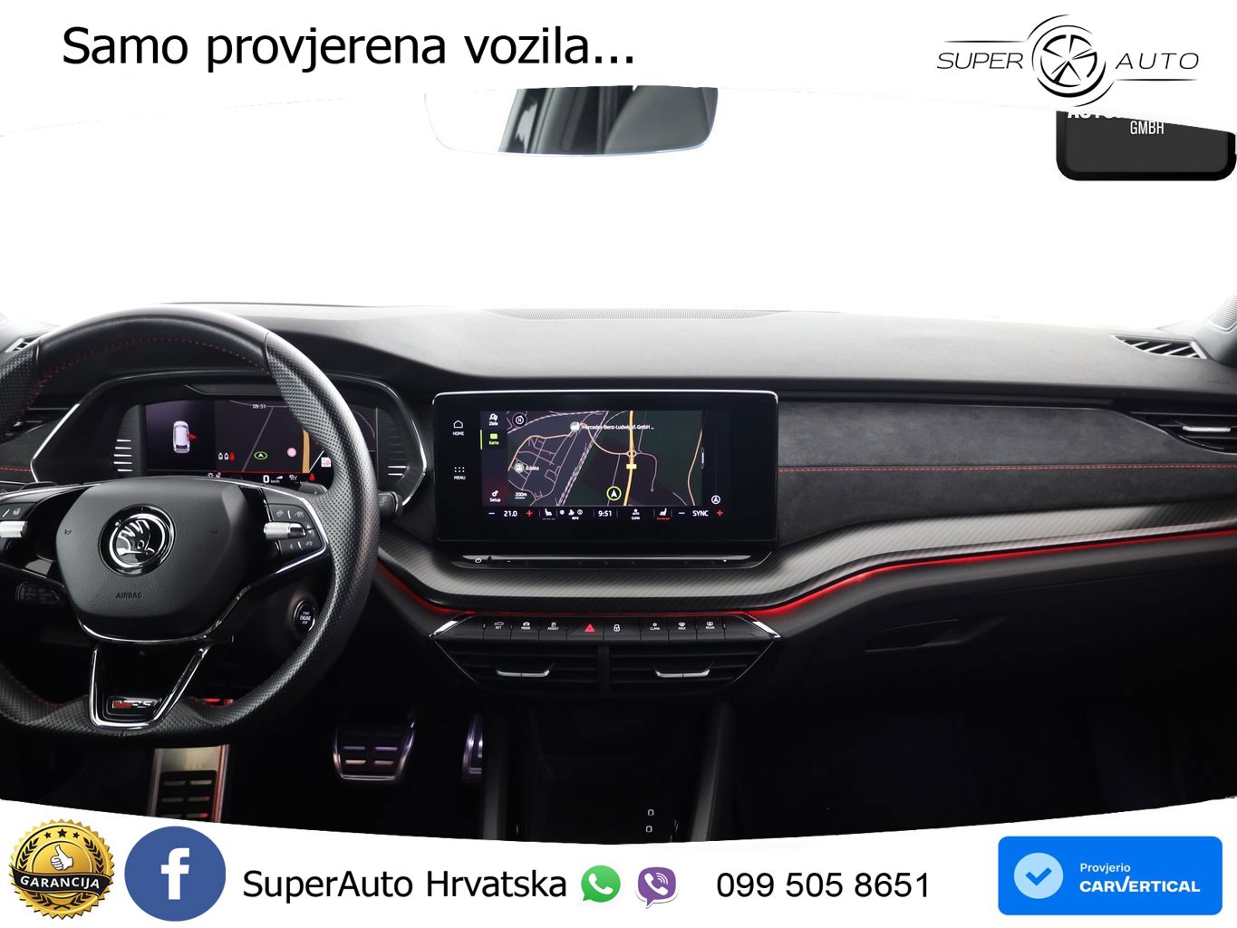 Škoda Octavia Combi RS 2.0 TSI (245 KS) DSG LED+GR SJED+ACC