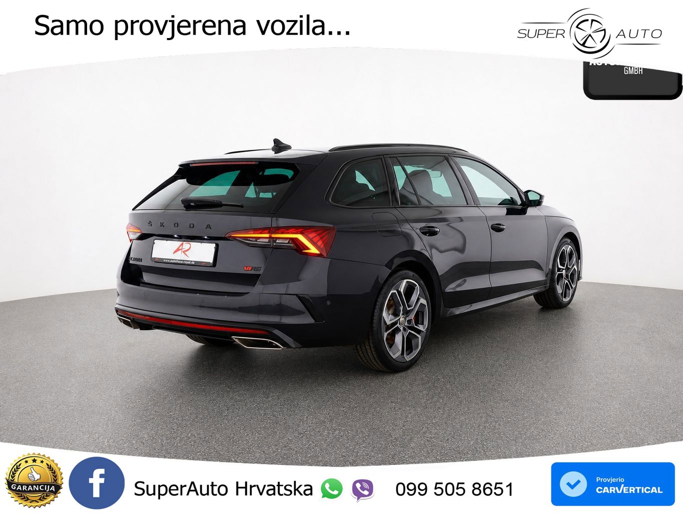 Škoda Octavia Combi RS 2.0 TSI (245 KS) DSG LED+GR SJED+ACC