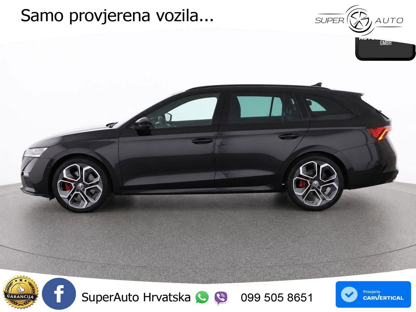 Škoda Octavia Combi RS 2.0 TSI (245 KS) DSG LED+GR SJED+ACC