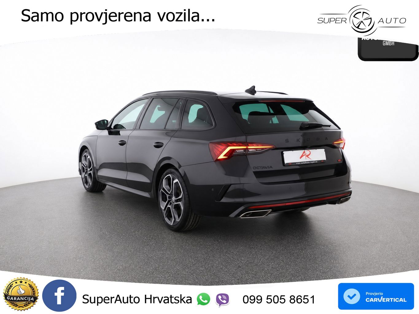 Škoda Octavia Combi RS 2.0 TSI (245 KS) DSG LED+GR SJED+ACC