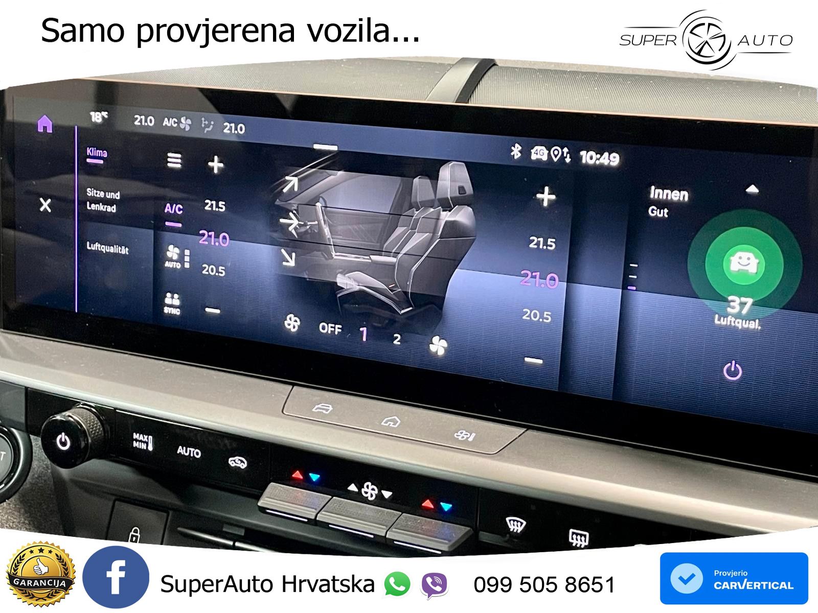 Opel Grandland 1.2 Turbo (145 KS) Hybrid eDCT GS LED+GR SJED+ACC