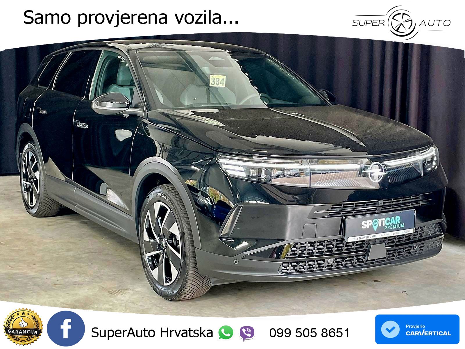 Opel Grandland 1.2 Turbo (145 KS) Hybrid eDCT GS LED+GR SJED+ACC