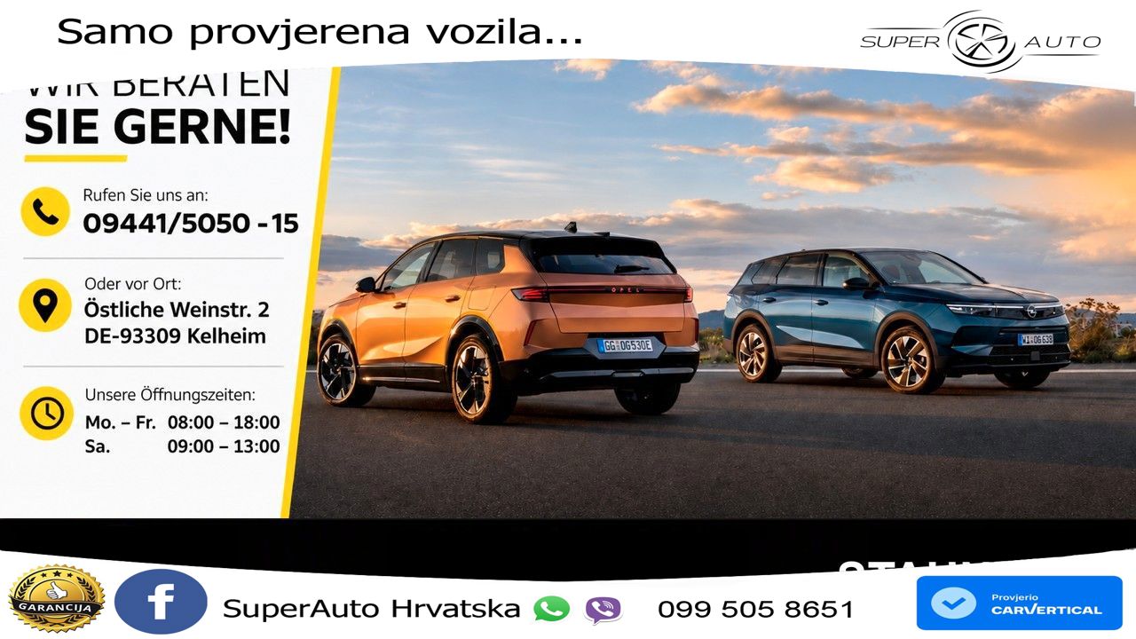 Opel Grandland 1.2 Turbo (145 KS) Hybrid eDCT GS LED+GR SJED+ACC