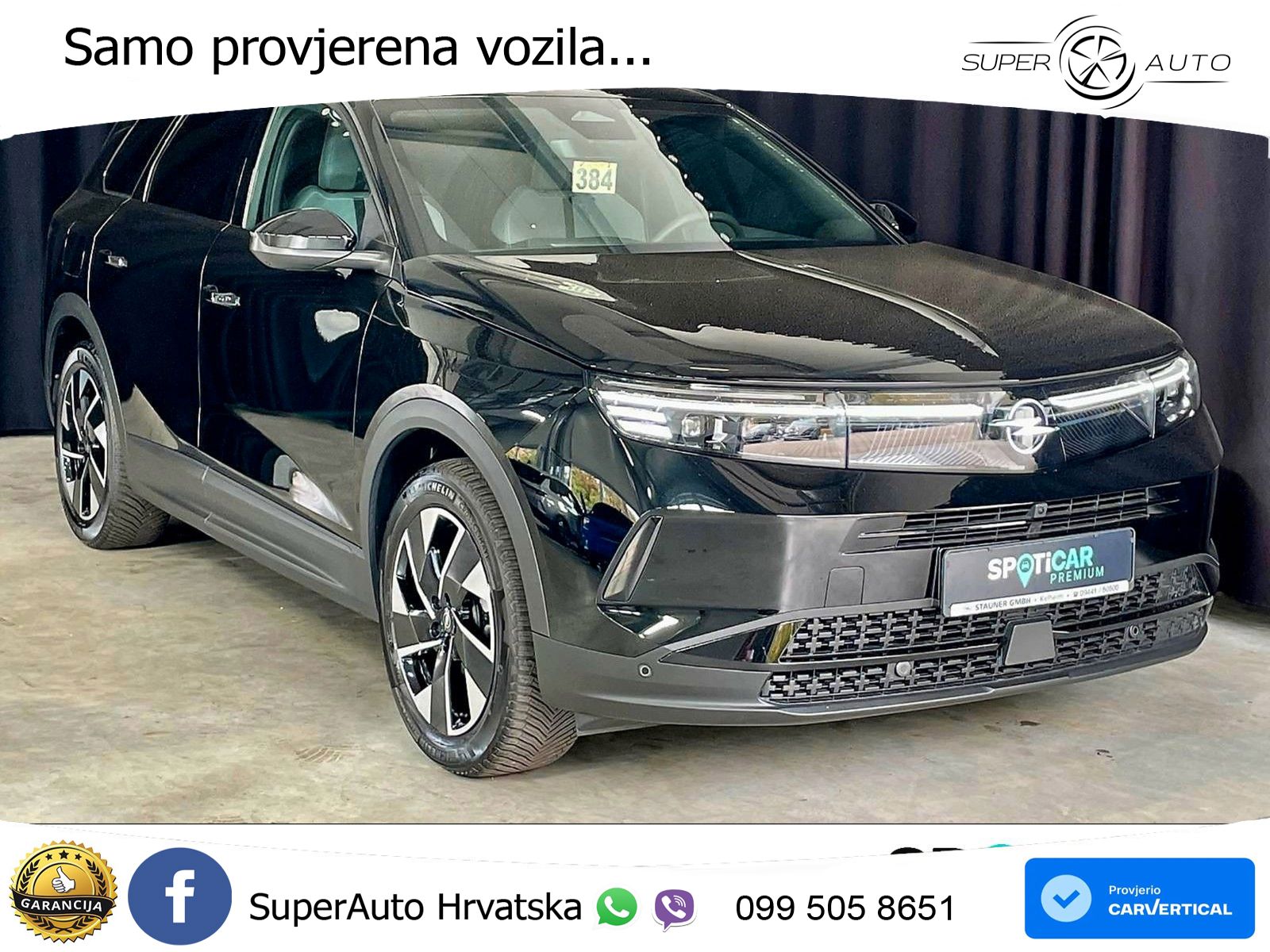 Opel Grandland 1.2 Turbo (145 KS) Hybrid eDCT GS LED+GR SJED+ACC