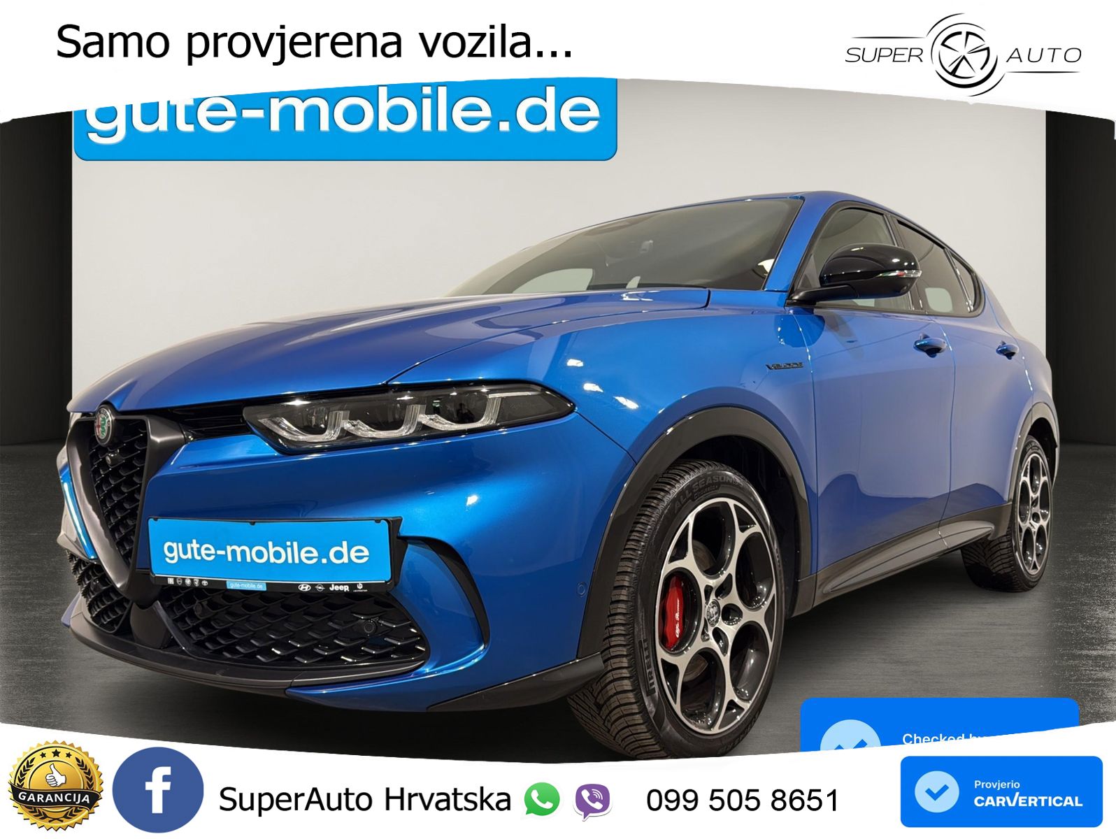 Alfa Romeo Tonale 1.5 VGT (160 KS) 48V-Hybrid TCT LED+GR SJED+ACC