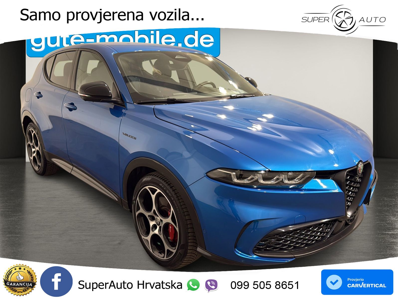 Alfa Romeo Tonale 1.5 VGT (160 KS) 48V-Hybrid TCT LED+GR SJED+ACC
