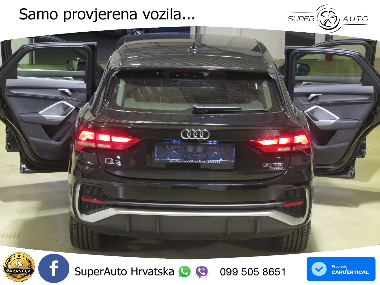 Audi Q3 Sportback 35 TDI (150 KS) quattro S tronic S line LED+GR SJED+ACC