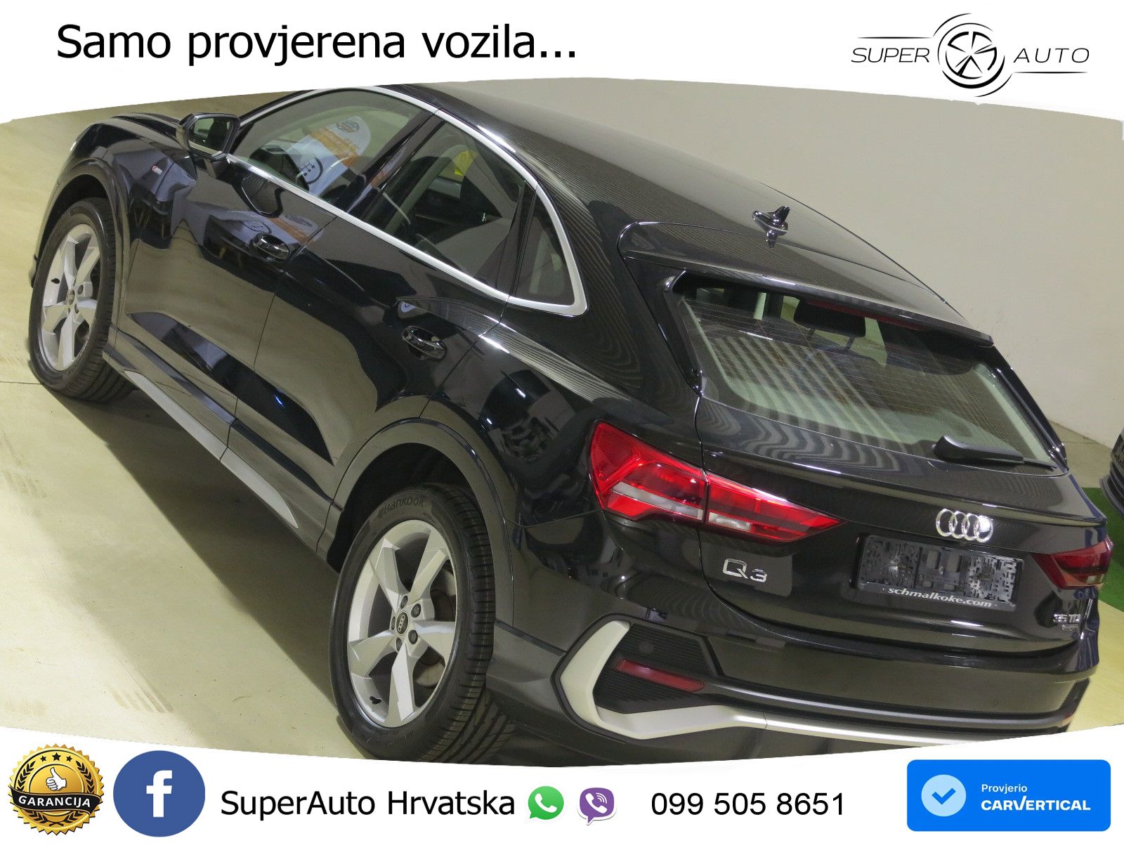 Audi Q3 Sportback 35 TDI (150 KS) quattro S tronic S line LED+GR SJED+ACC