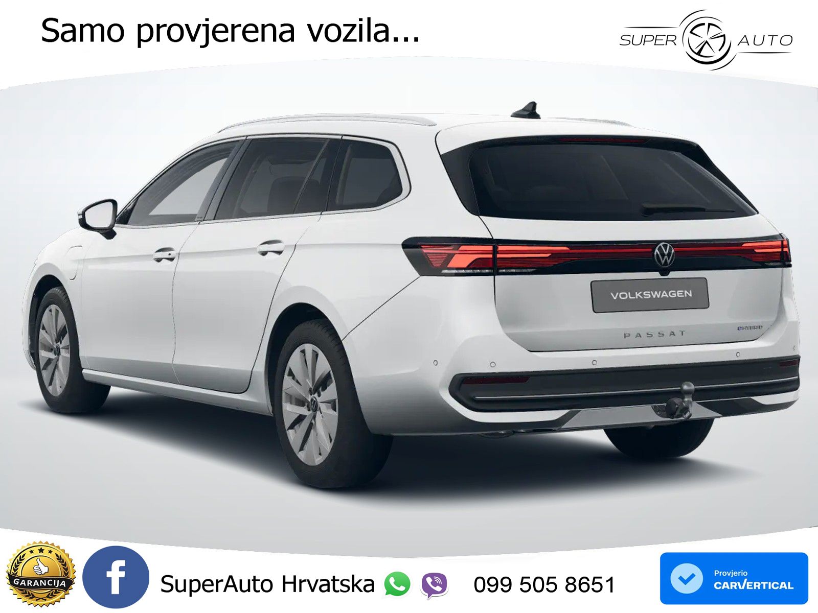 Volkswagen Passat Variant 1.5 TSI (204 KS) eHybrid DSG Business LED+GR SJED+ACC