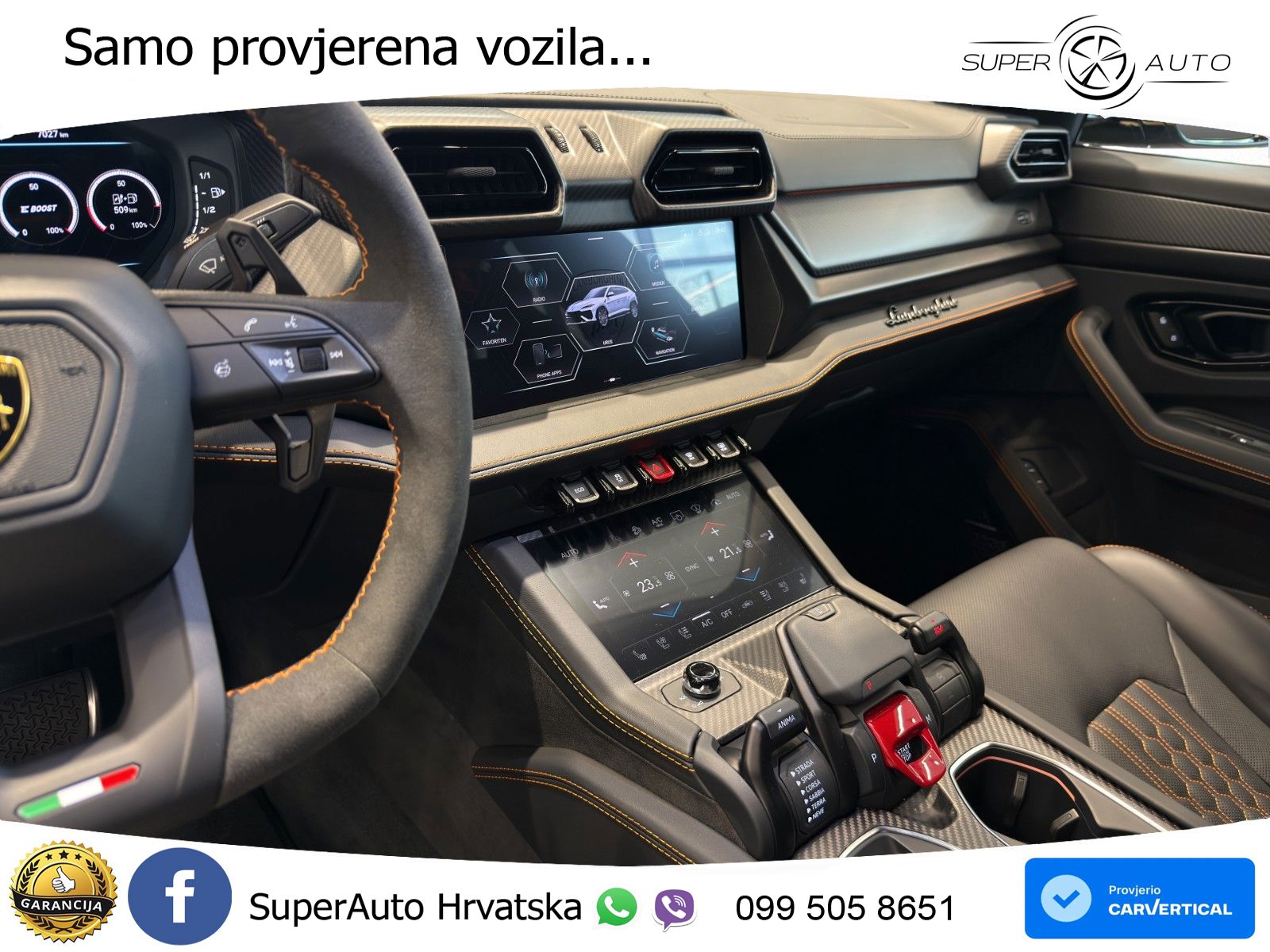 Lamborghini Urus SE 4.0 V8 (800 KS) 4WD Automatic LED+GR SJED+ACC