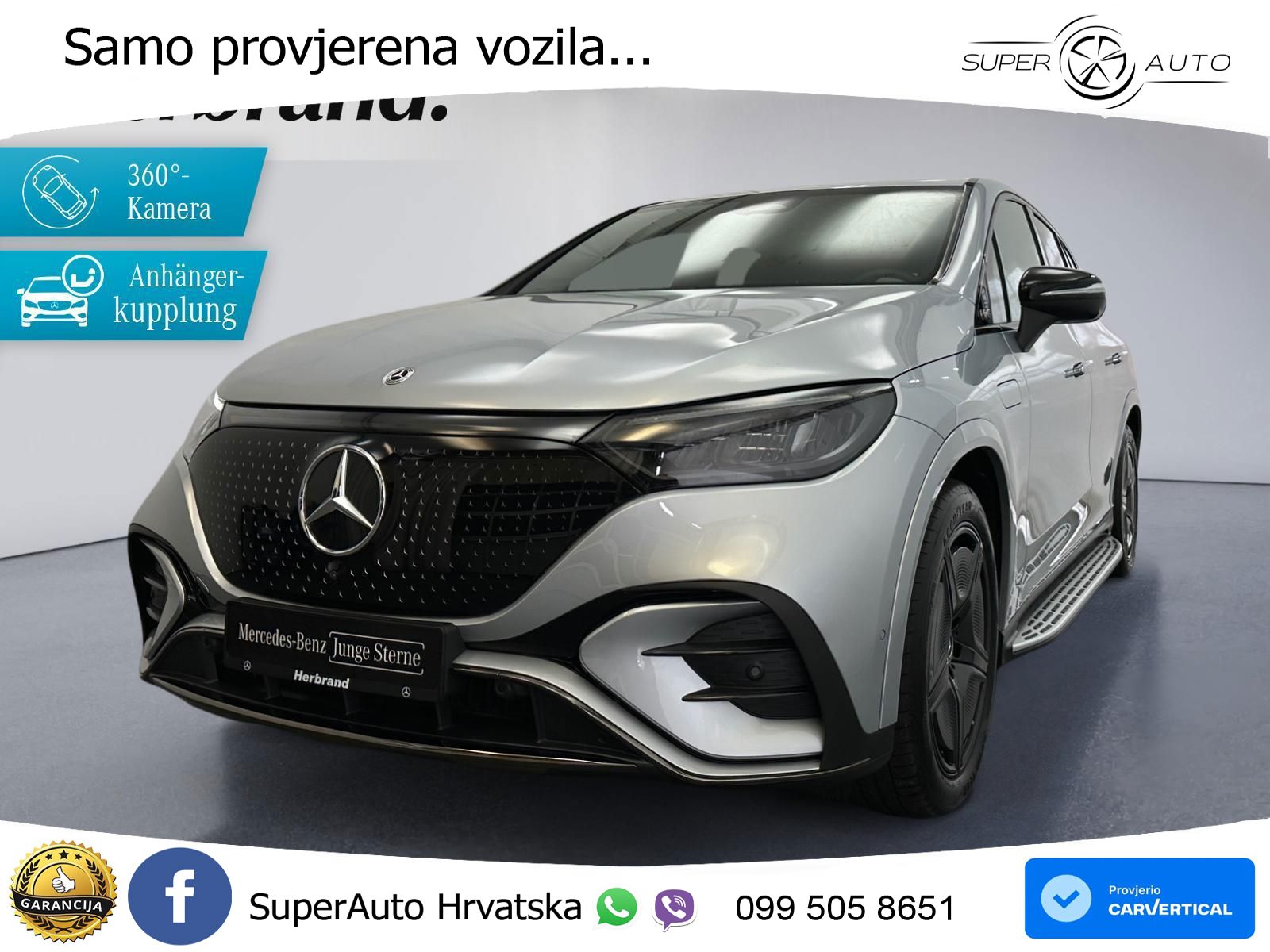 Mercedes EQE SUV 350+ 105 kWh (292 KS) AMG ZRAČNI+ACC+GR SJED+360