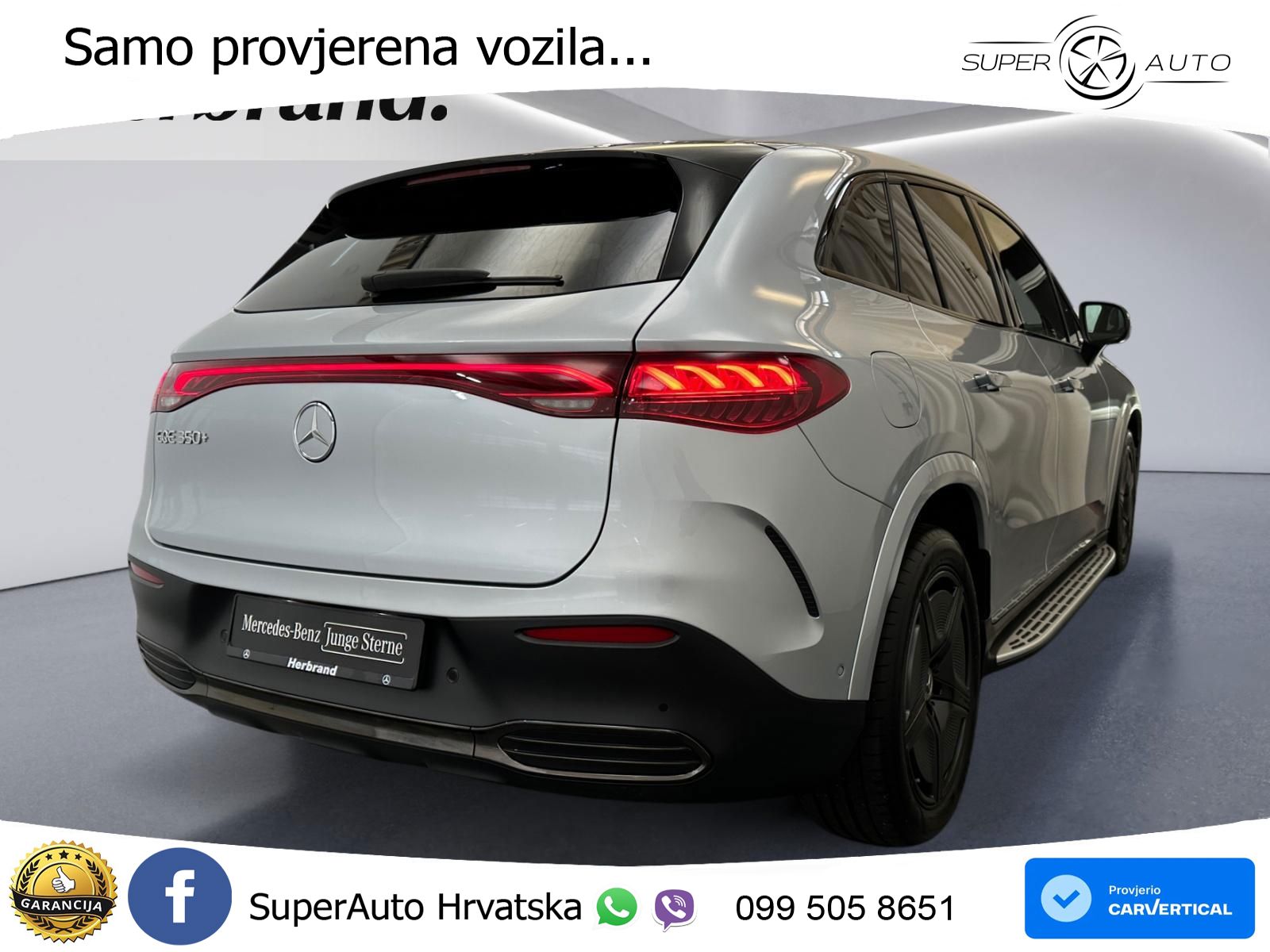 Mercedes EQE SUV 350+ 105 kWh (292 KS) AMG ZRAČNI+ACC+GR SJED+360