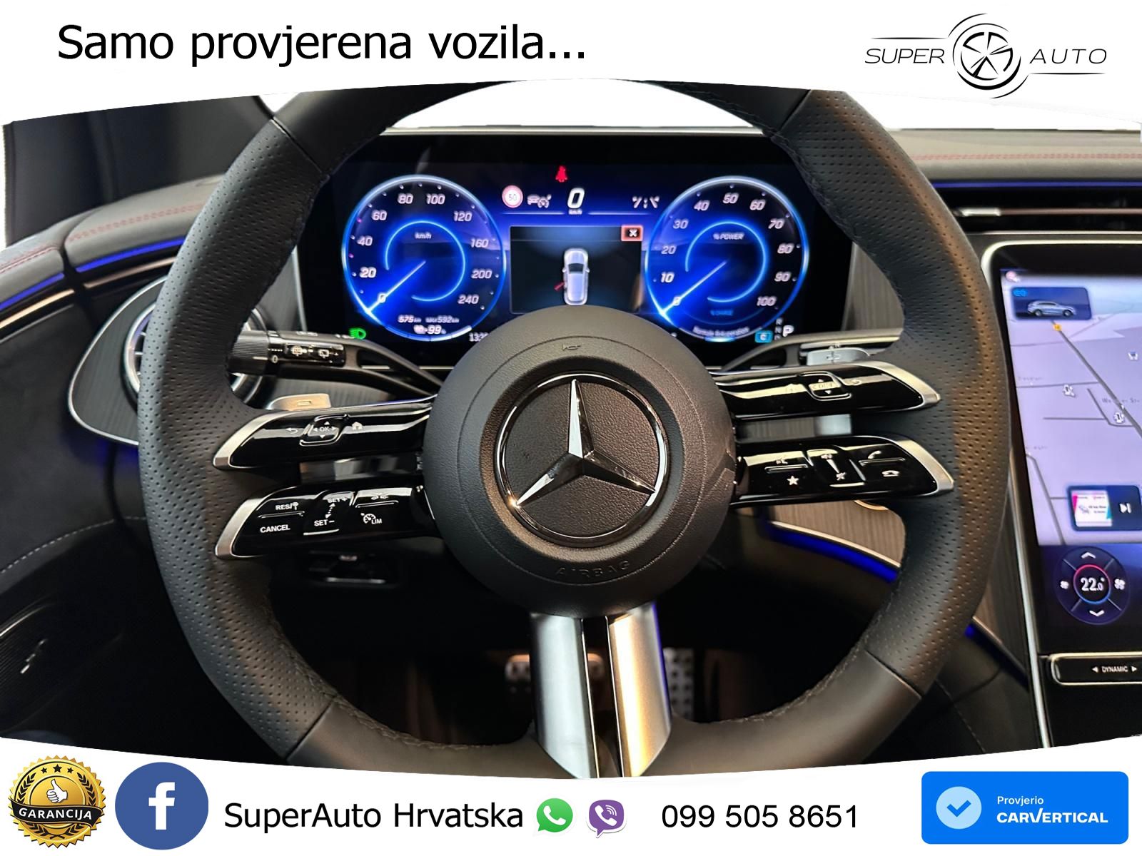 Mercedes EQE SUV 350+ 105 kWh (292 KS) AMG ZRAČNI+ACC+GR SJED+360