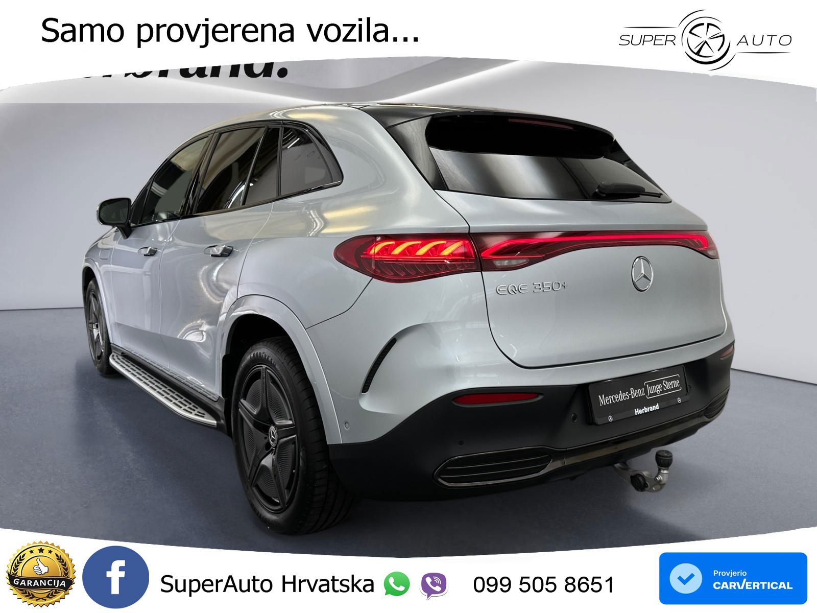 Mercedes EQE SUV 350+ 105 kWh (292 KS) AMG ZRAČNI+ACC+GR SJED+360