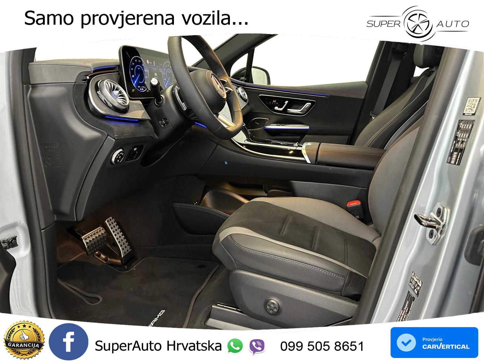 Mercedes EQE SUV 350+ 105 kWh (292 KS) AMG ZRAČNI+ACC+GR SJED+360