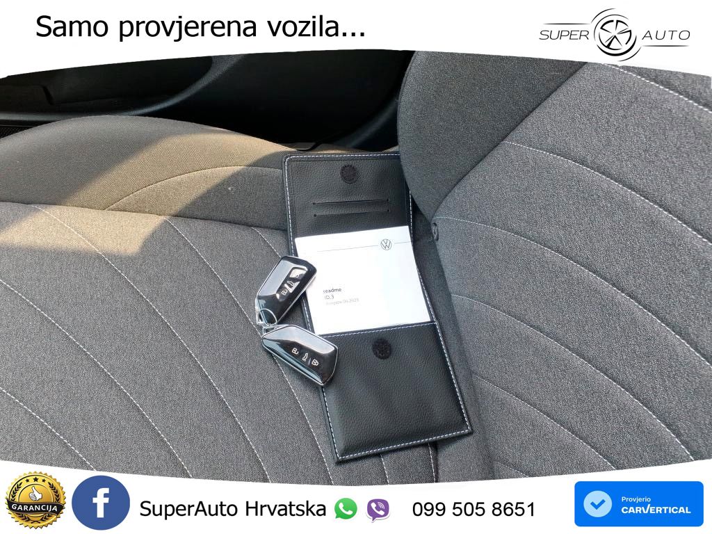 Volkswagen ID.3 Pro 62 kWh (204 KS) LED+GR SJED+ACC
