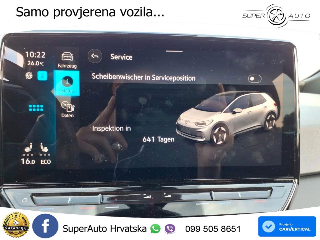 Volkswagen ID.3 Pro 62 kWh (204 KS) LED+GR SJED+ACC