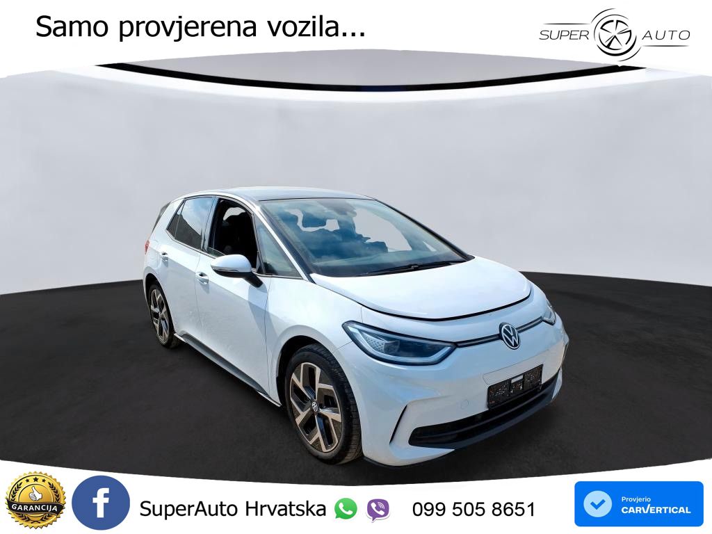 Volkswagen ID.3 Pro 62 kWh (204 KS) LED+GR SJED+ACC