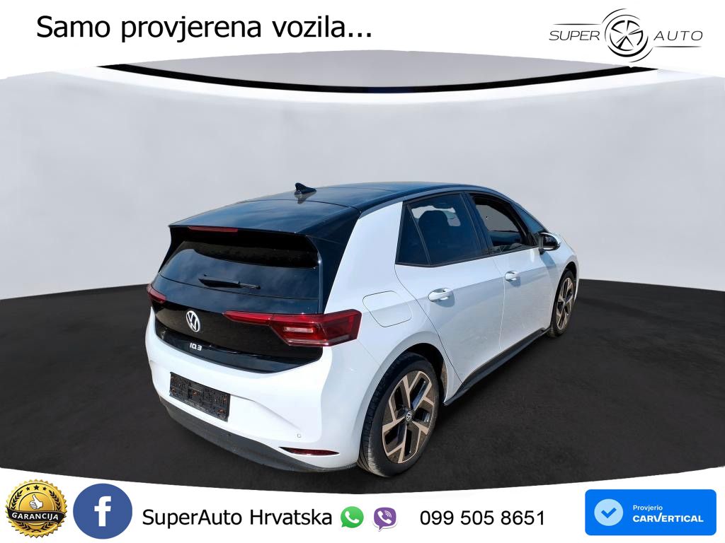 Volkswagen ID.3 Pro 62 kWh (204 KS) LED+GR SJED+ACC