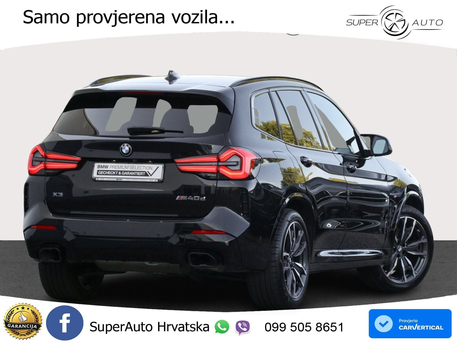 BMW X3 M40d xDrive Steptronic LED+GR SJED+ACC