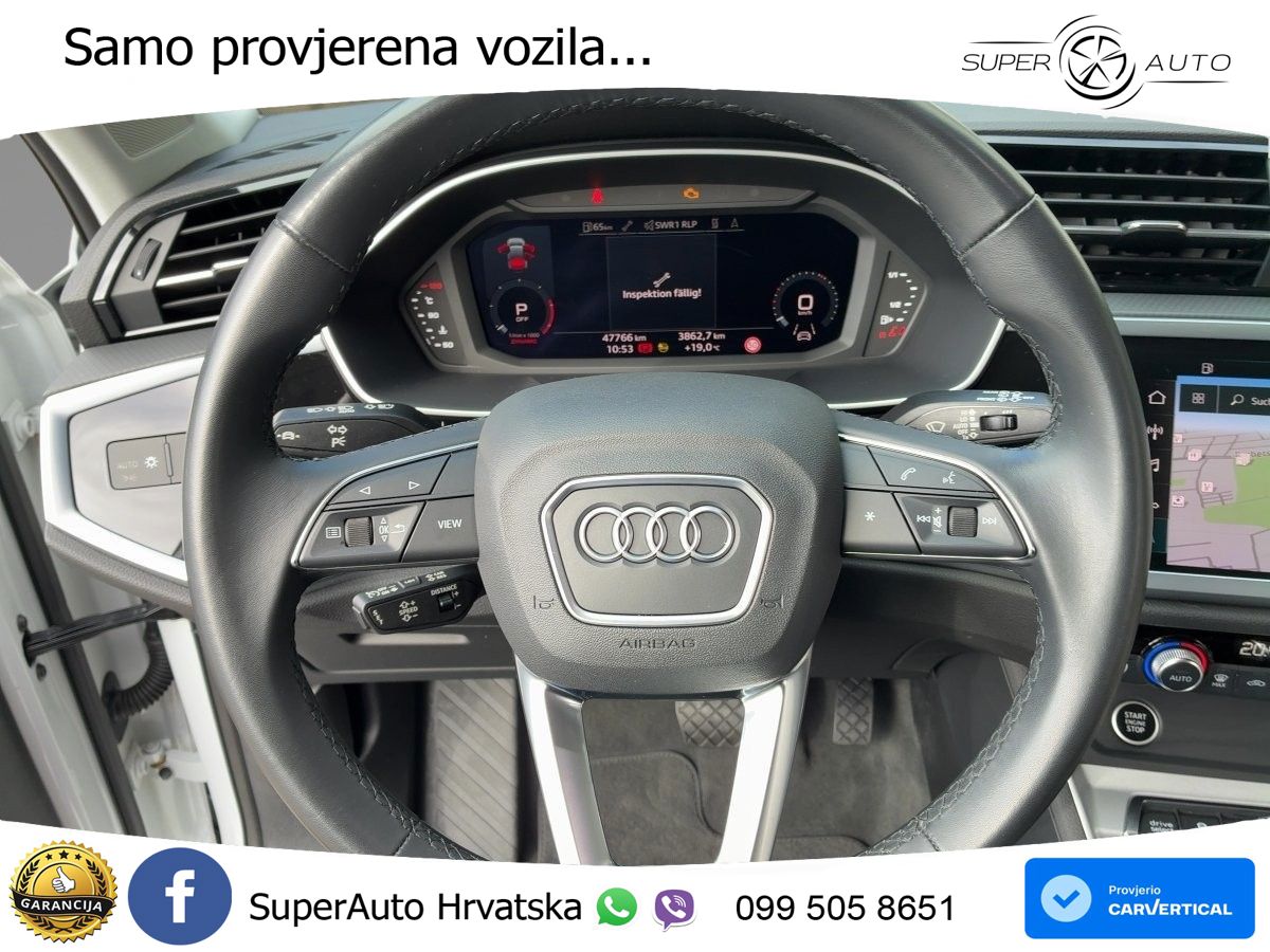 Audi Q3 Sportback 35 TDI (150 KS) quattro S tronic S line LED+GR SJED+ACC