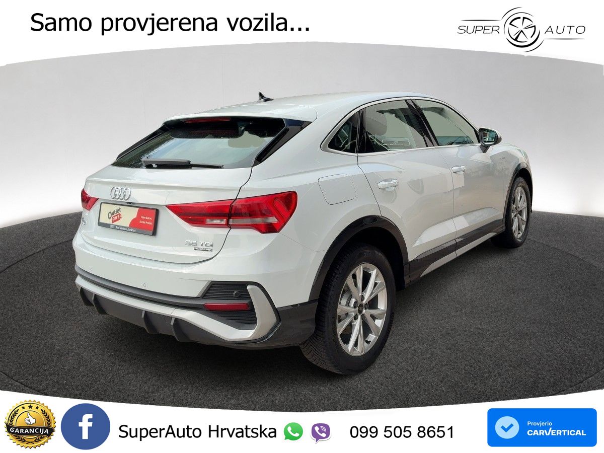 Audi Q3 Sportback 35 TDI (150 KS) quattro S tronic S line LED+GR SJED+ACC