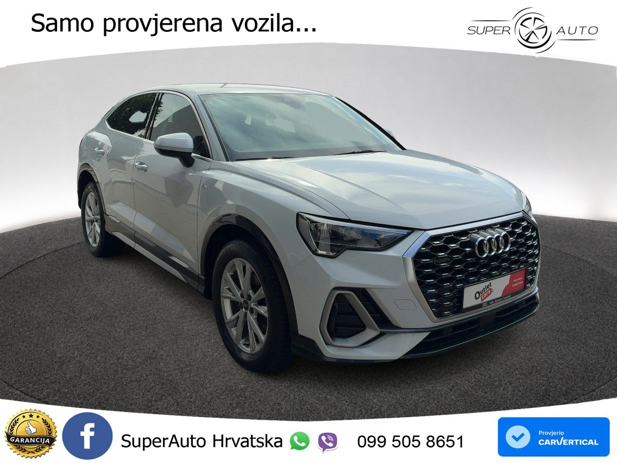 Audi Q3 Sportback 35 TDI (150 KS) quattro S tronic S line LED+GR SJED+ACC
