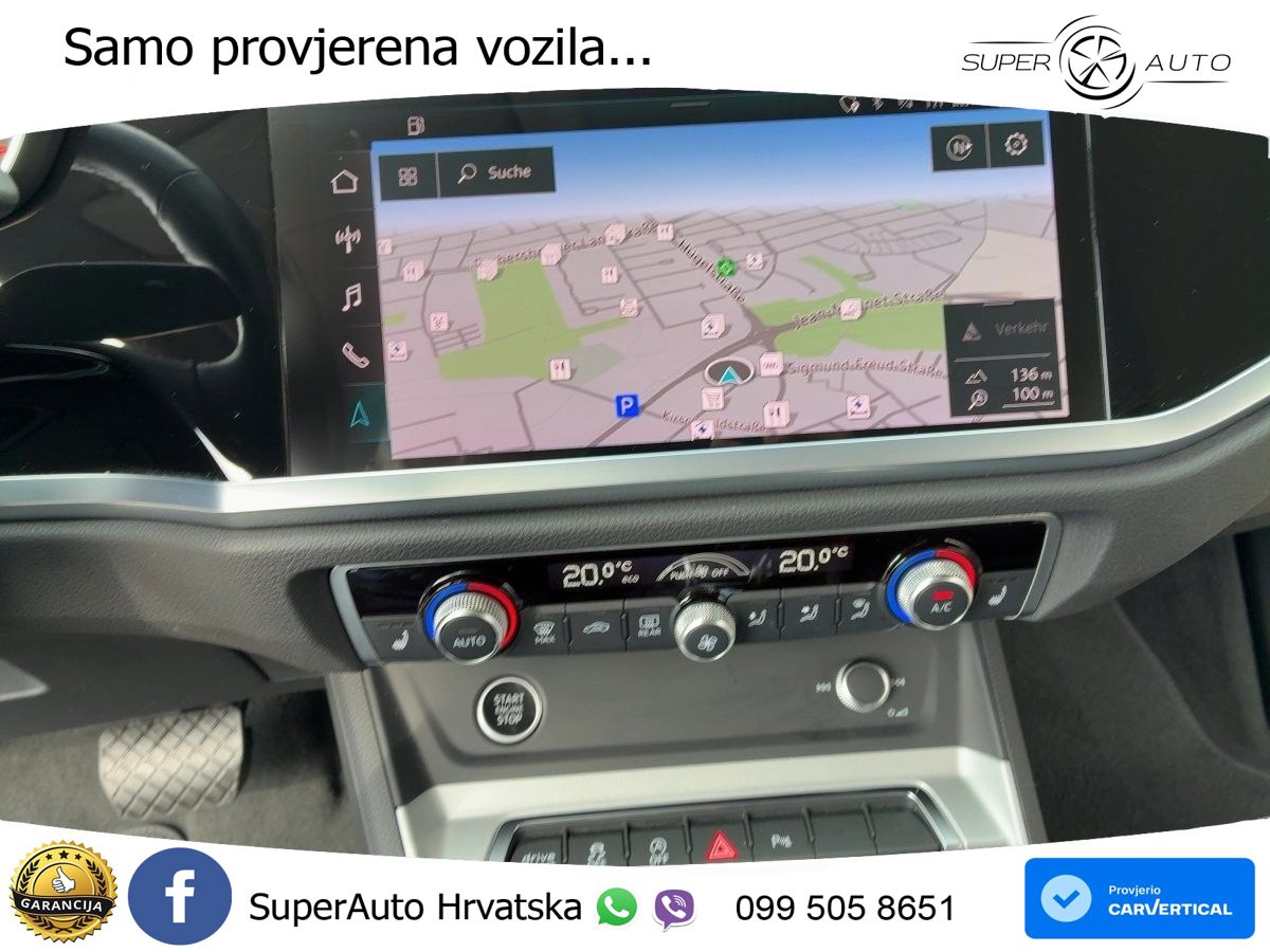 Audi Q3 Sportback 35 TDI (150 KS) quattro S tronic S line LED+GR SJED+ACC