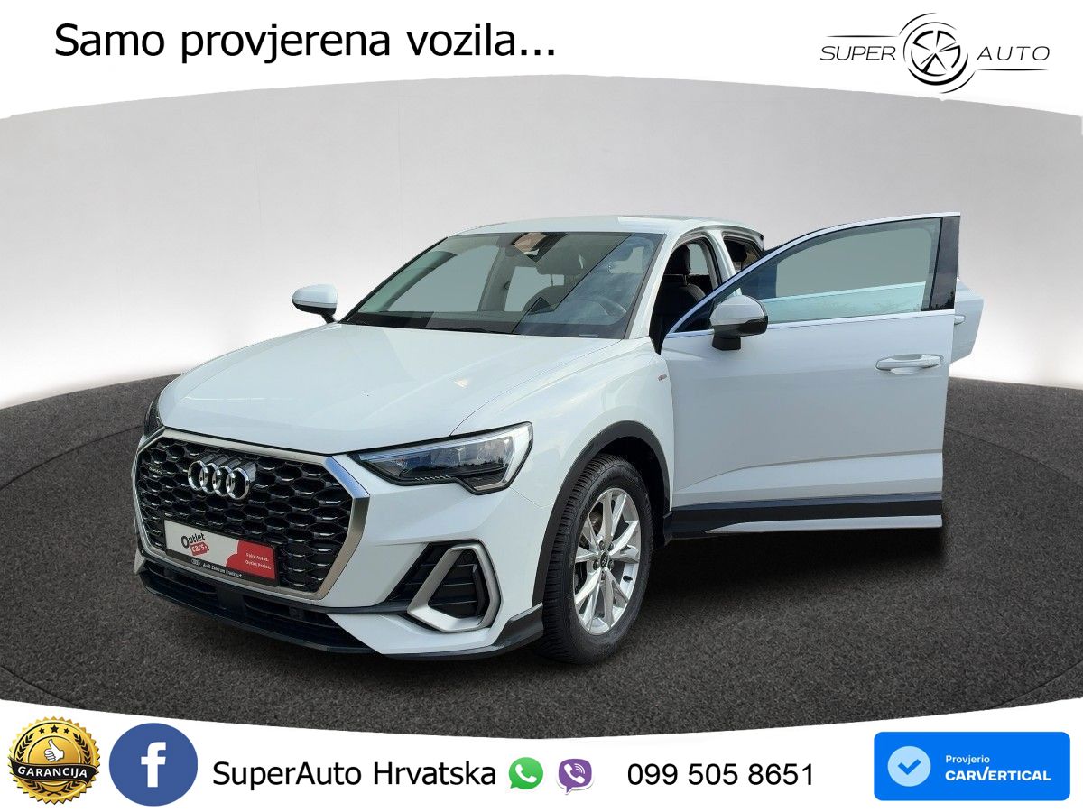 Audi Q3 Sportback 35 TDI (150 KS) quattro S tronic S line LED+GR SJED+ACC