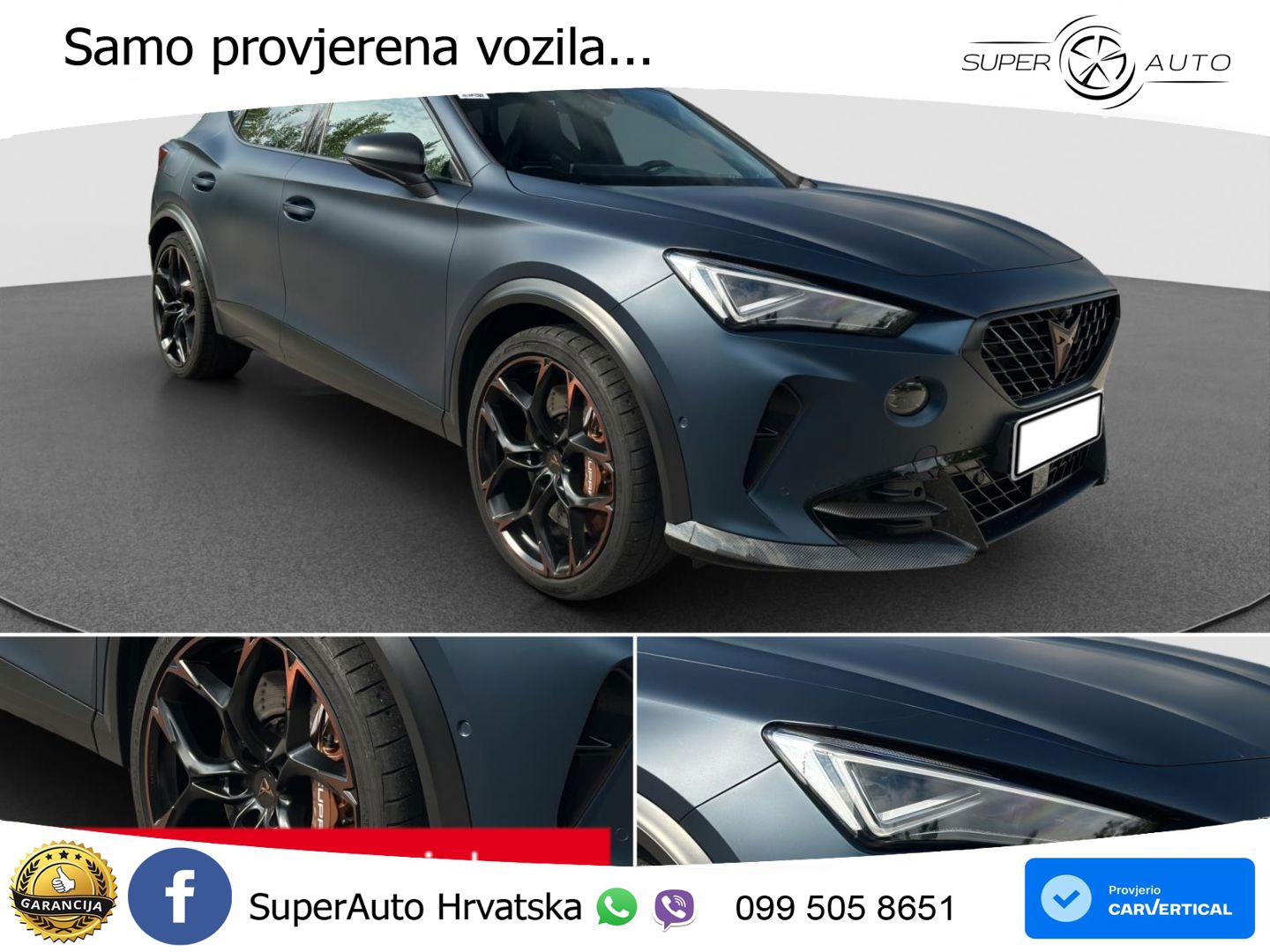 Cupra Formentor VZ5 2.5 TSI (390 KS) 4Drive DSG ACC+GR SJED+360+PANO