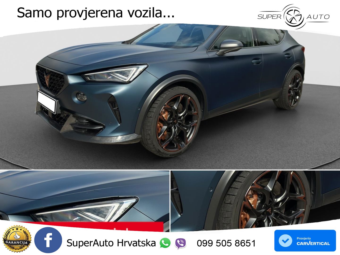 Cupra Formentor VZ5 2.5 TSI (390 KS) 4Drive DSG ACC+GR SJED+360+PANO