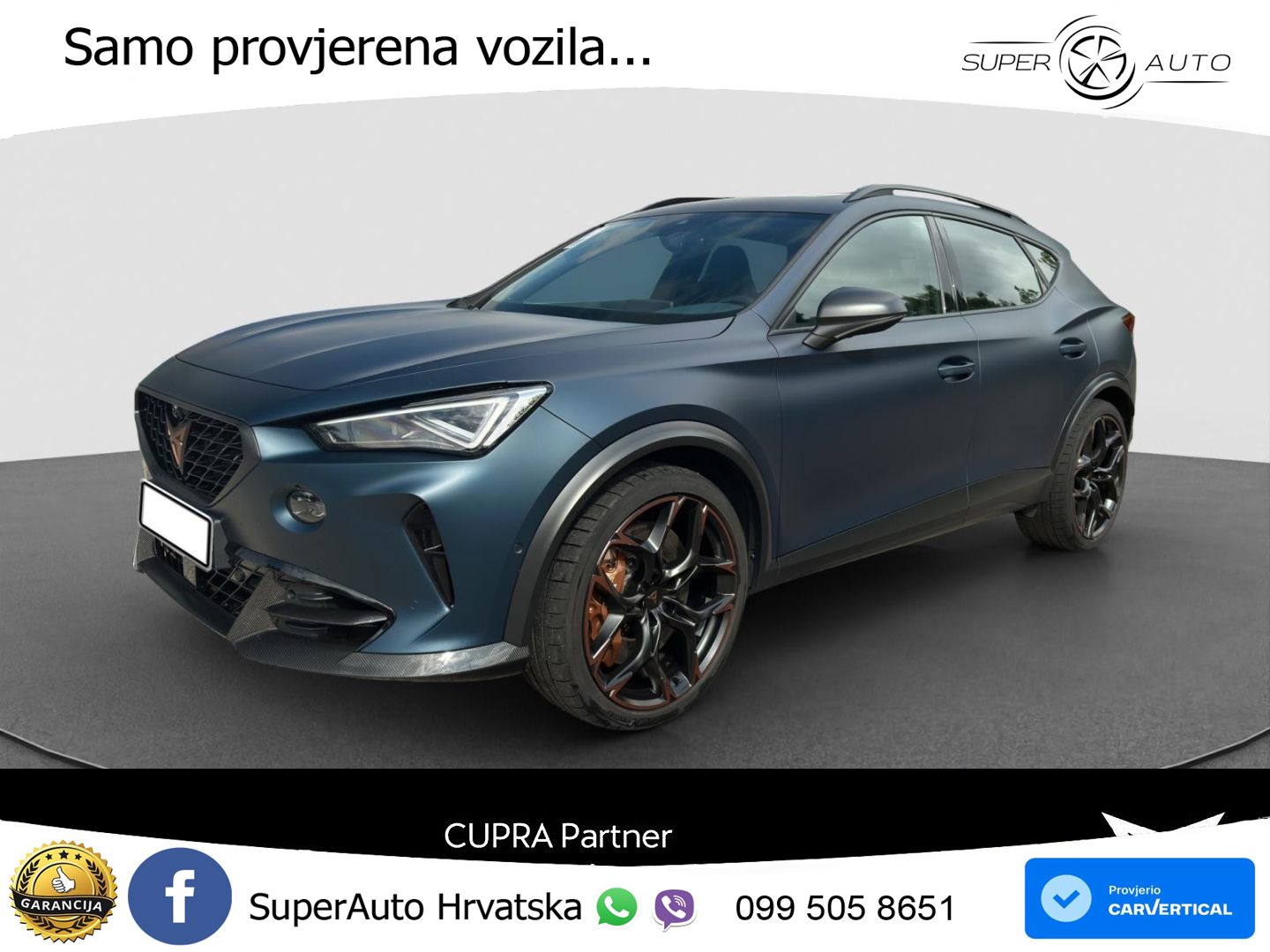 Cupra Formentor VZ5 2.5 TSI (390 KS) 4Drive DSG ACC+GR SJED+360+PANO