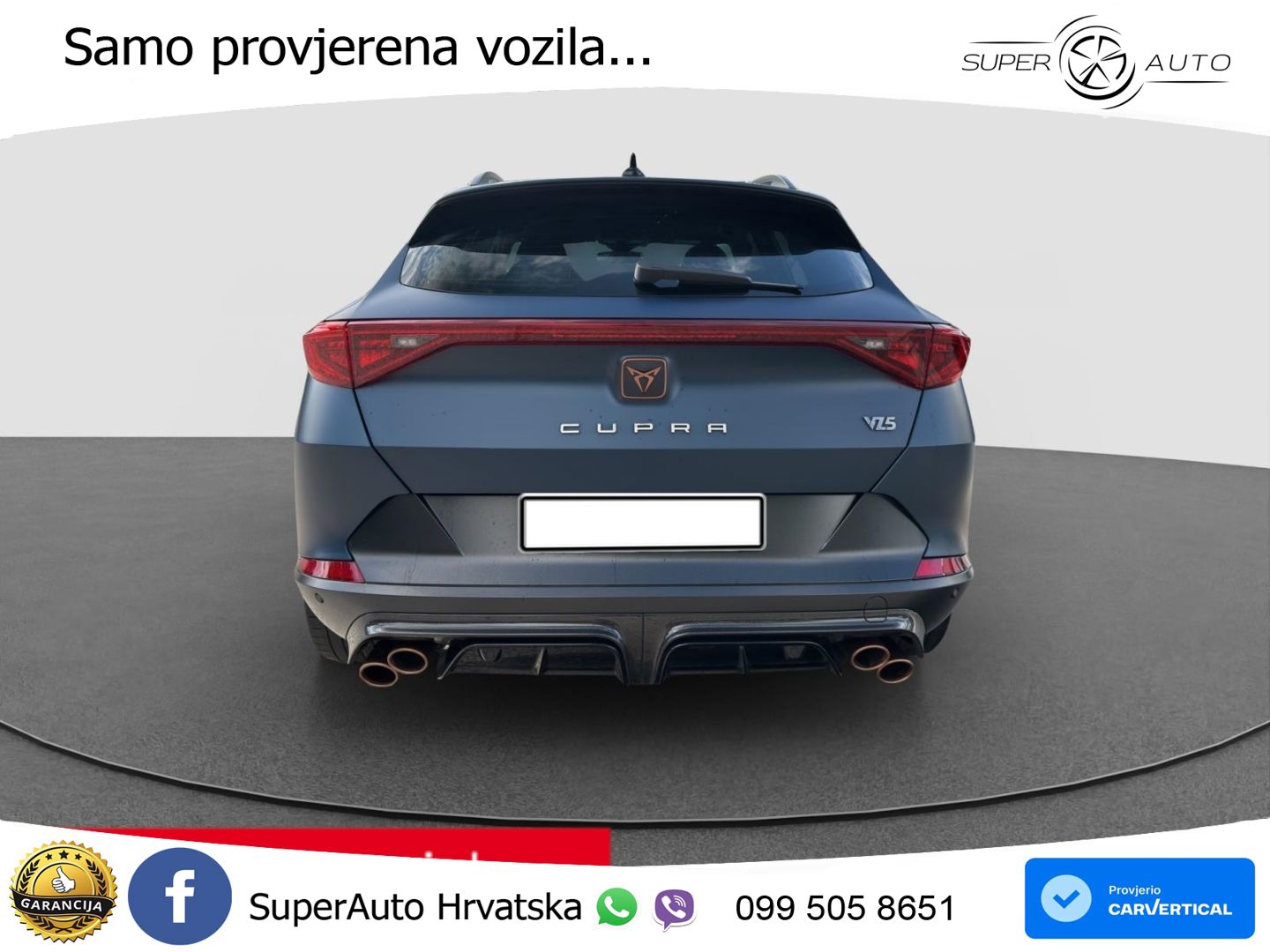 Cupra Formentor VZ5 2.5 TSI (390 KS) 4Drive DSG ACC+GR SJED+360+PANO