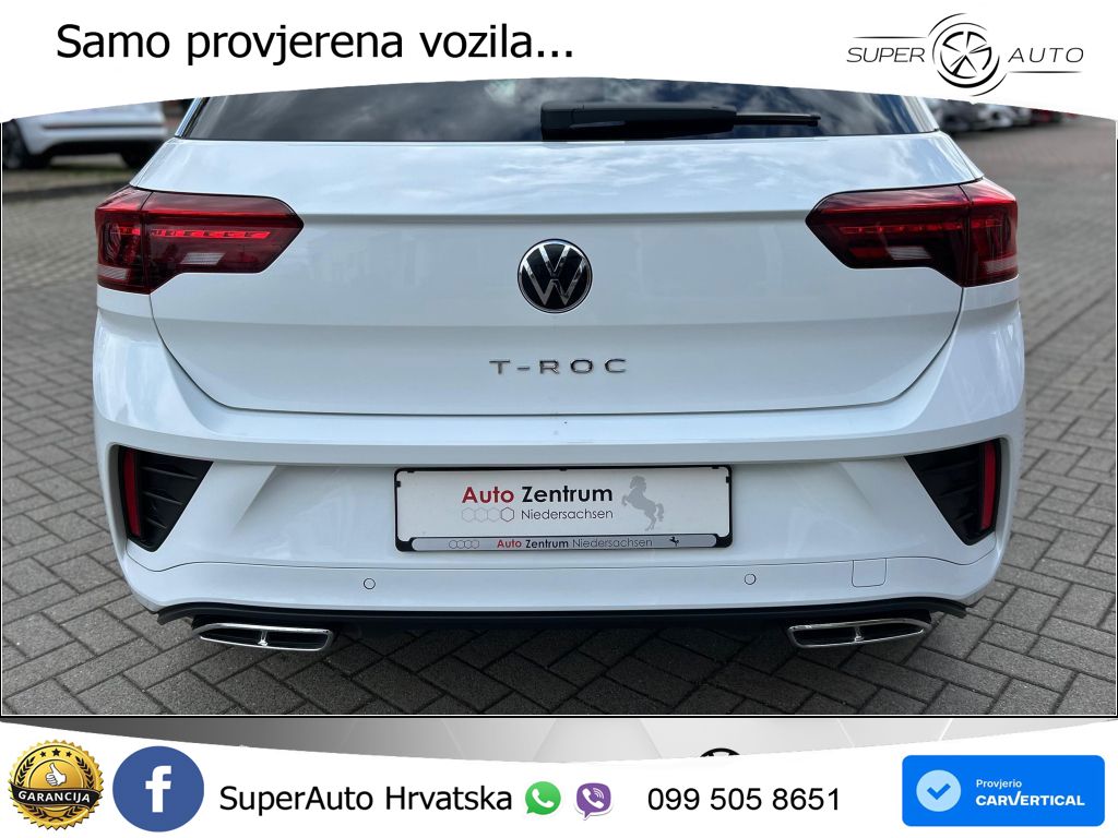 Volkswagen T-Roc 1.5 TSI (150 KS) DSG R-Line LED+GR SJED+ACC